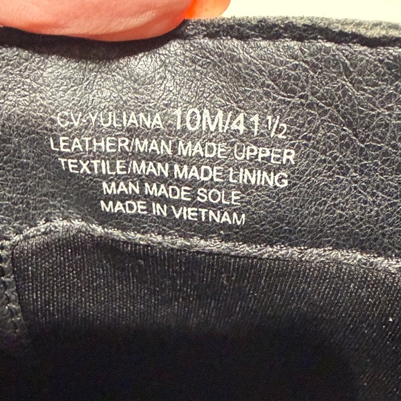 Crown Vintage Leather Yuliana Combat Boot in Black - Picture 14 of 15